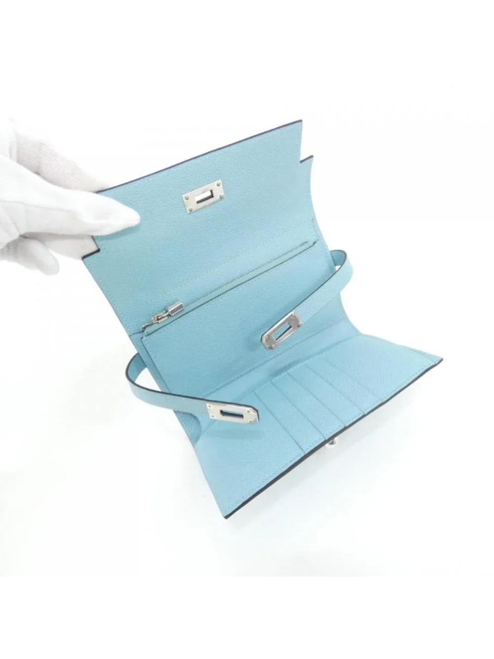 Hermes Kelly Depriant Compact Wallet